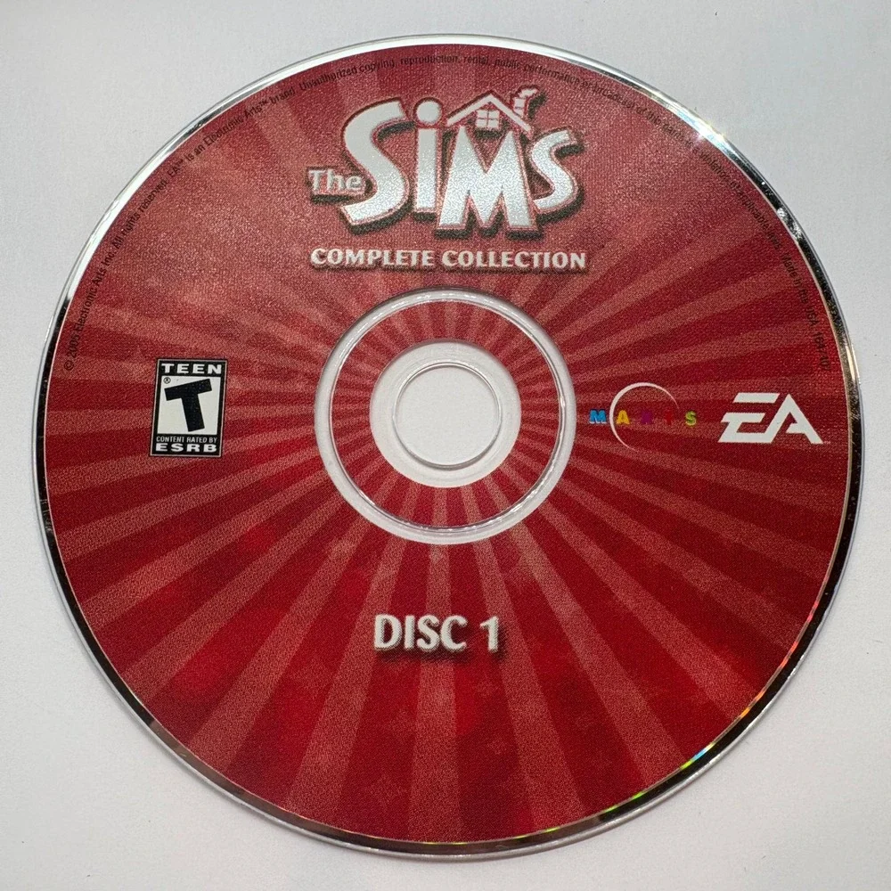 PC Game The Sims Complete Collection PC CD-ROM Red EA Maxis 2005 Edition